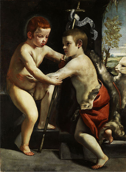 Jesus and John the Baptist as children